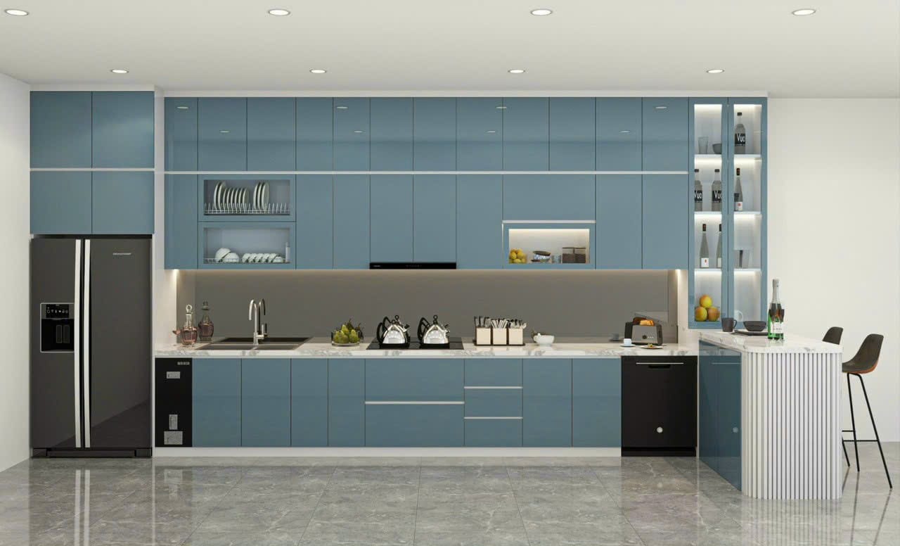 tu bep inox 304 canh kinh 